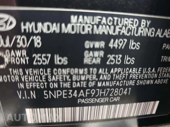 2018 Hyundai Sonata Sport+ - miniatura 5