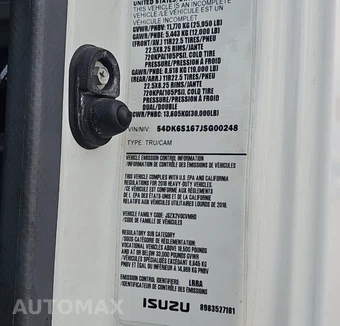 2018 Isuzu FTR – miniatura 11