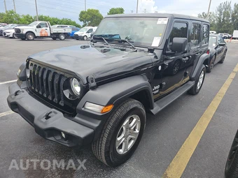 2018 Jeep Wrangler Unlimited Sport S - car from the USA, Manheim Buy-Now listing at AUTOMAX