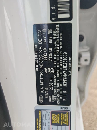 2018 Kia Forte LX Sedan - miniatura 15