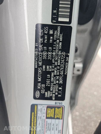 2018 Kia Forte LX Sedan - miniatura 14