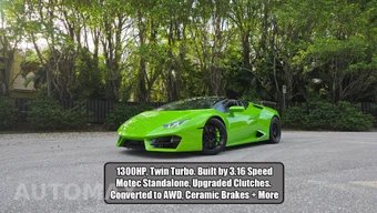 2018 Lamborghini Huracan RWD Convertible - car from the USA, Manheim Buy-Now listing at AUTOMAX