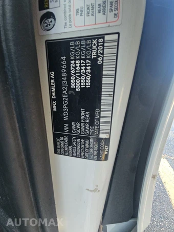 2018 Mercedes-Benz Metris Cargo Van 126.0" WB - miniatura 13
