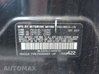 2018 Mitsubishi Mirage ES – miniatura 14