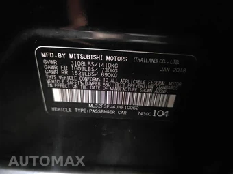 2018 Mitsubishi Mirage G4 ES – miniatura 17
