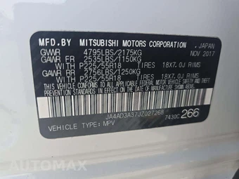 2018 Mitsubishi Outlander LE – miniatura 5