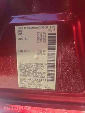 2018 Nissan Altima 2.5 SR – miniatura 5