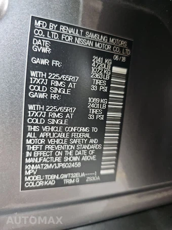 2018 Nissan Rogue SV - miniatura 14