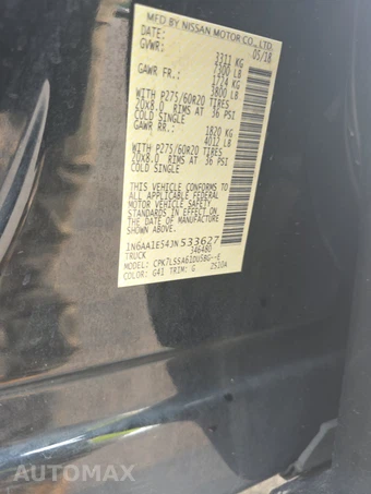 2018 Nissan TITAN SV Crew Cab Short Bed - miniatura 14