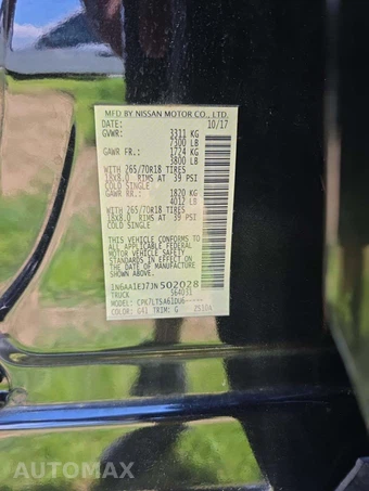 2018 Nissan TITAN SV Crew Cab Short Bed - miniatura 5