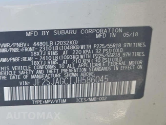 2018 Subaru Forester 2.5i Premium Black Edition w/EyeSight - miniatura 5