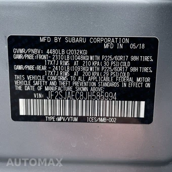 2018 Subaru Forester 2.5i Premium - miniatura 40