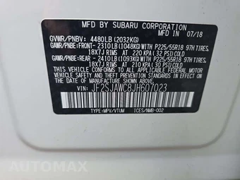 2018 Subaru Forester 2.5i Touring - miniatura 5