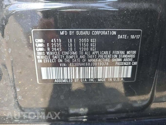 2018 Subaru Legacy 2.5i Limited - miniatura 5