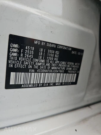 2018 Subaru Legacy 2.5i Premium – miniatura 15