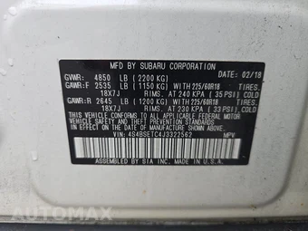 2018 Subaru Outback 3.6R Touring – miniatura 14