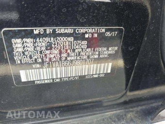 2018 Subaru WRX Premium – miniatura 5