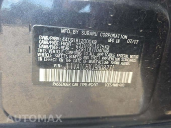 2018 Subaru WRX Premium – miniatura 5