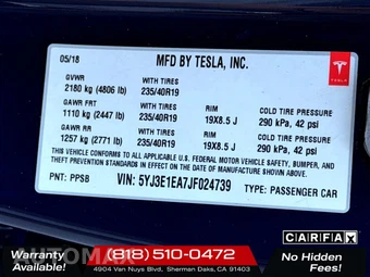 2018 Tesla Model 3 Long Range - miniatura 29