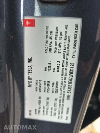 2018 Tesla Model 3 Long Range – miniatura 5