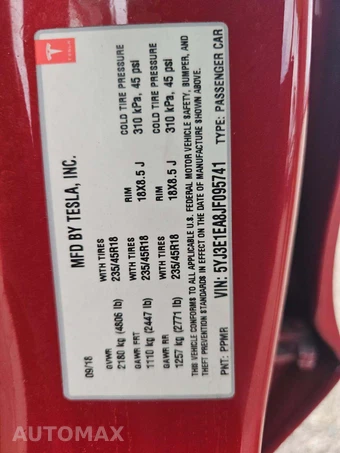 2018 Tesla Model 3 Long Range – miniatura 2