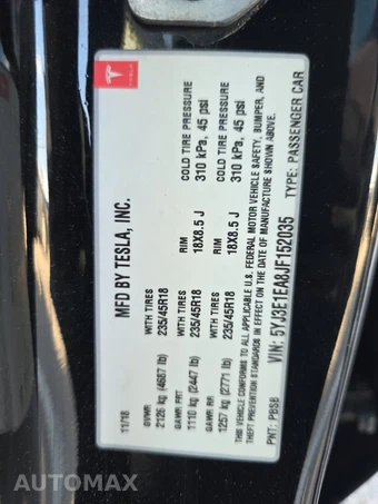 2018 Tesla Model 3 Long Range – miniatura 14