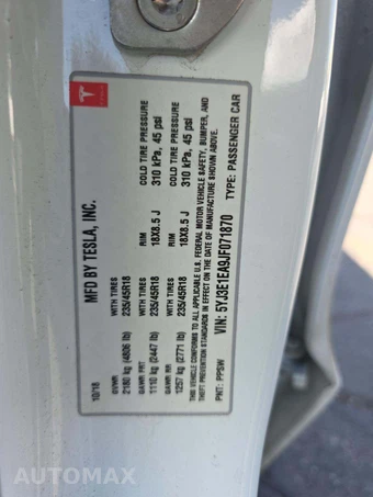 2018 Tesla Model 3 Long Range - miniatura 5