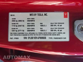 2018 Tesla Model 3 Long Range – miniatura 5