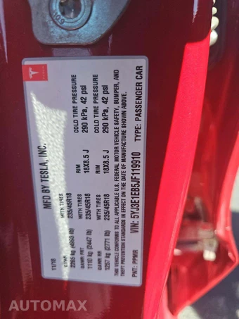 2018 Tesla Model 3 Long Range – miniatura 5