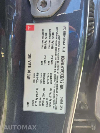2018 Tesla Model 3 Mid Range - miniatura 2