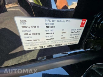 2018 Tesla Model S 75D - miniatura 5