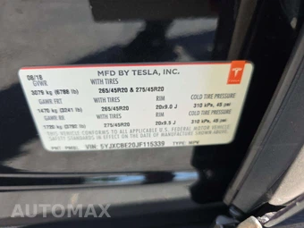 2018 Tesla Model X 100D - miniatura 5