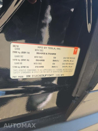 2018 Tesla Model X 75D - miniatura 2