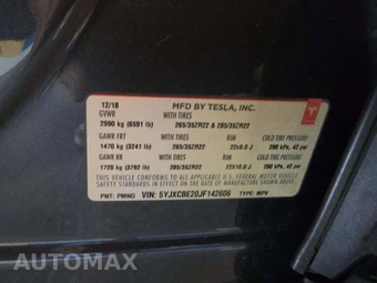 2018 Tesla Model X 75D – miniatura 5