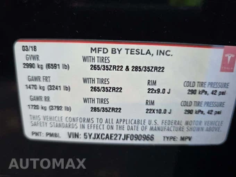2018 Tesla Model X P100D - miniatura 5