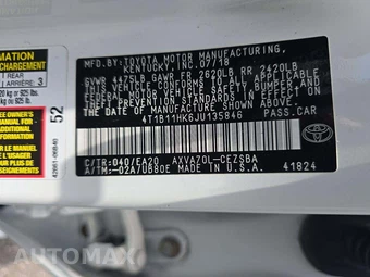 2018 Toyota Camry SE - miniatura 5