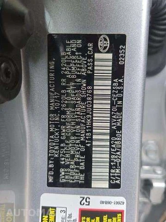 2018 Toyota Camry SE - miniatura 6