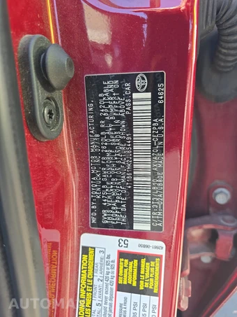 2018 Toyota Camry XSE - miniatura 7