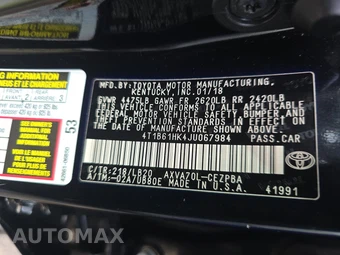 2018 Toyota Camry XSE - miniatura 14