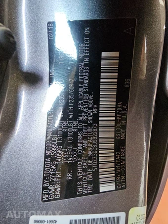 2018 Toyota Sienna L 7-Passenger 119.3" WB - miniatura 15