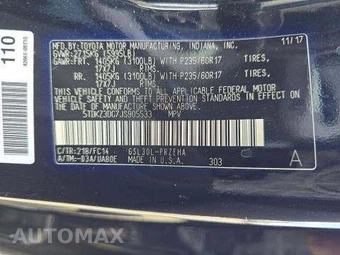2018 Toyota Sienna LE 8-Passenger 119.3" WB - miniatura 5