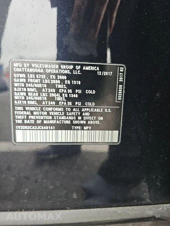 2018 Volkswagen Atlas V6 SE w/Technology - miniatura 15