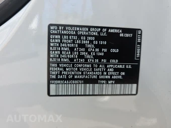 2018 Volkswagen Atlas V6 SE w/Technology - miniatura 18