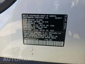 2018 Volkswagen Atlas V6 SE w/Technology - miniatura 5