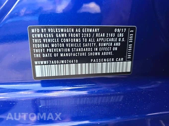 2018 Volkswagen Golf R Hatchback w/DCC & Navigation - miniatura 5