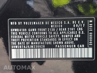 2018 Volkswagen Jetta S – miniatura 14