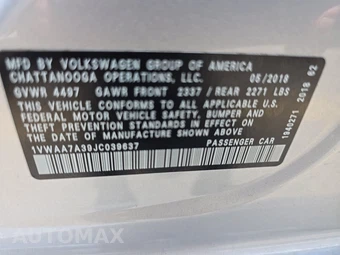2018 Volkswagen Passat 2.0T R-Line - miniatura 14