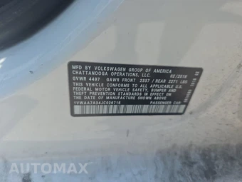2018 Volkswagen Passat 2.0T S - miniatura 14