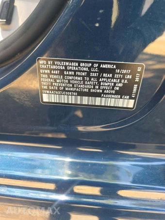 2018 Volkswagen Passat 2.0T S - miniatura 5