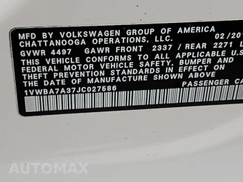 2018 Volkswagen Passat 2.0T SE – miniatura 14
